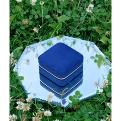 Maison Scarlett Boite a bijoux de voyage carree Corinne velours*Femme Coffret Bijoux