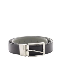 Serge Blanco Ceinture homme en cuir a boucle rectangulaire 110 cm*Homme Ceintures