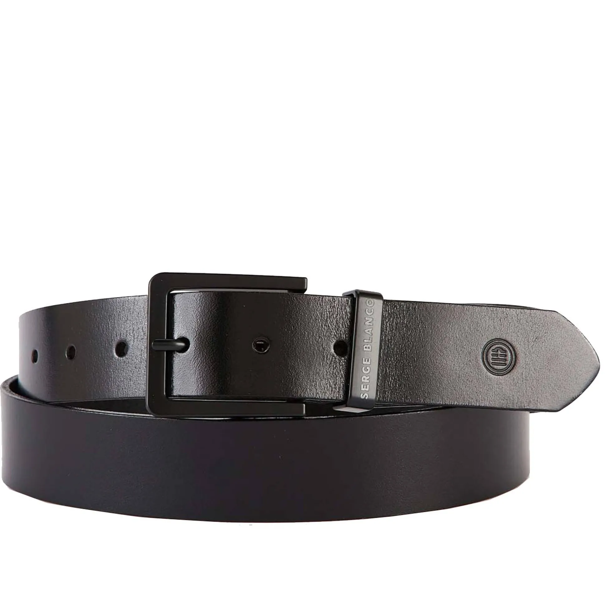 Serge Blanco Ceinture homme en cuir lisse a boucle*Homme Ceintures