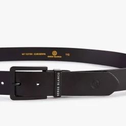 Serge Blanco Ceinture homme en cuir lisse a boucle*Homme Ceintures