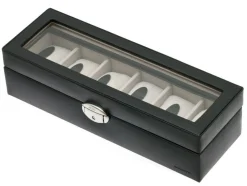 Davidts Coffret vitre pour 6 montres Euclide*Femme Coffret Bijoux