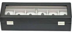 Davidts Coffret vitre pour 6 montres Euclide*Femme Coffret Bijoux