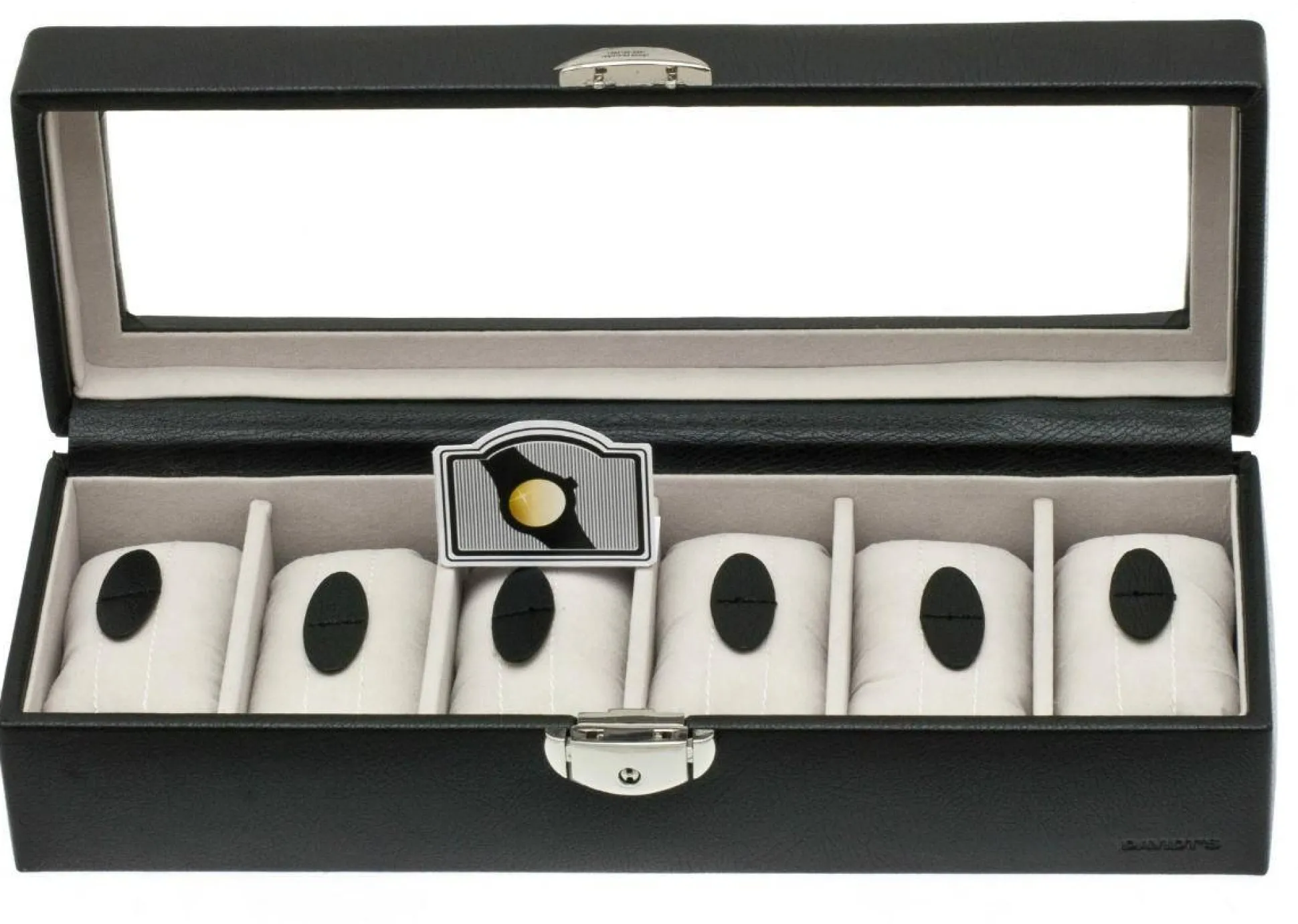 Davidts Coffret vitre pour 6 montres Euclide*Femme Coffret Bijoux