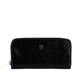 Mia & Joy Compagnon zippe Edelyne cuir effet metallise*Femme Portefeuilles Femme