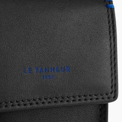 Le Tanneur Etui cles a rabat cuir lisse Martin*Homme Porte-Clés