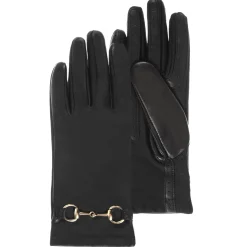 Isotoner Gants cuir et tissu detail mors Smartouch*Femme Gants Femme