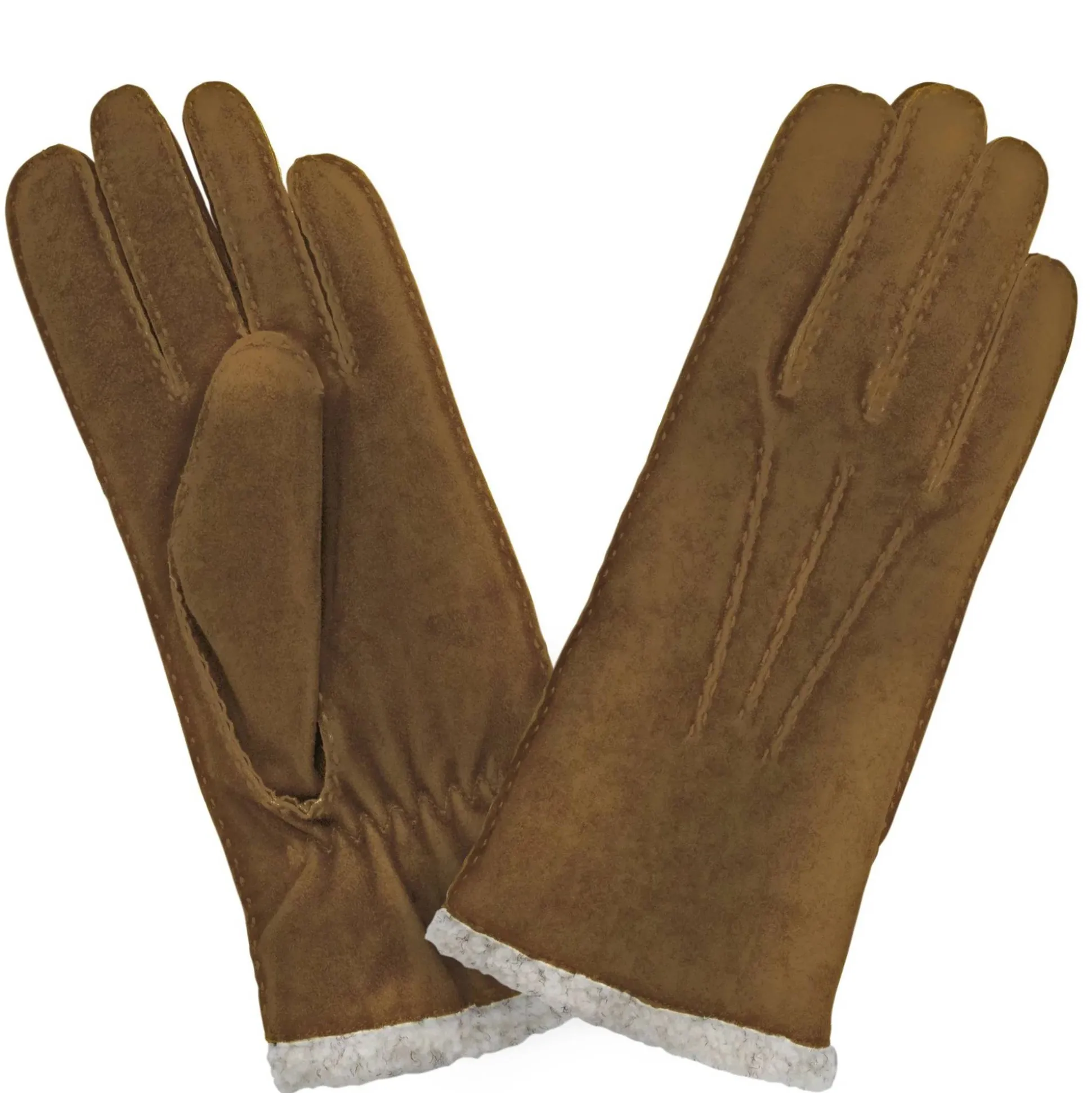 Glove Story Gants cuir suede doublure fourrure*Femme Gants Femme