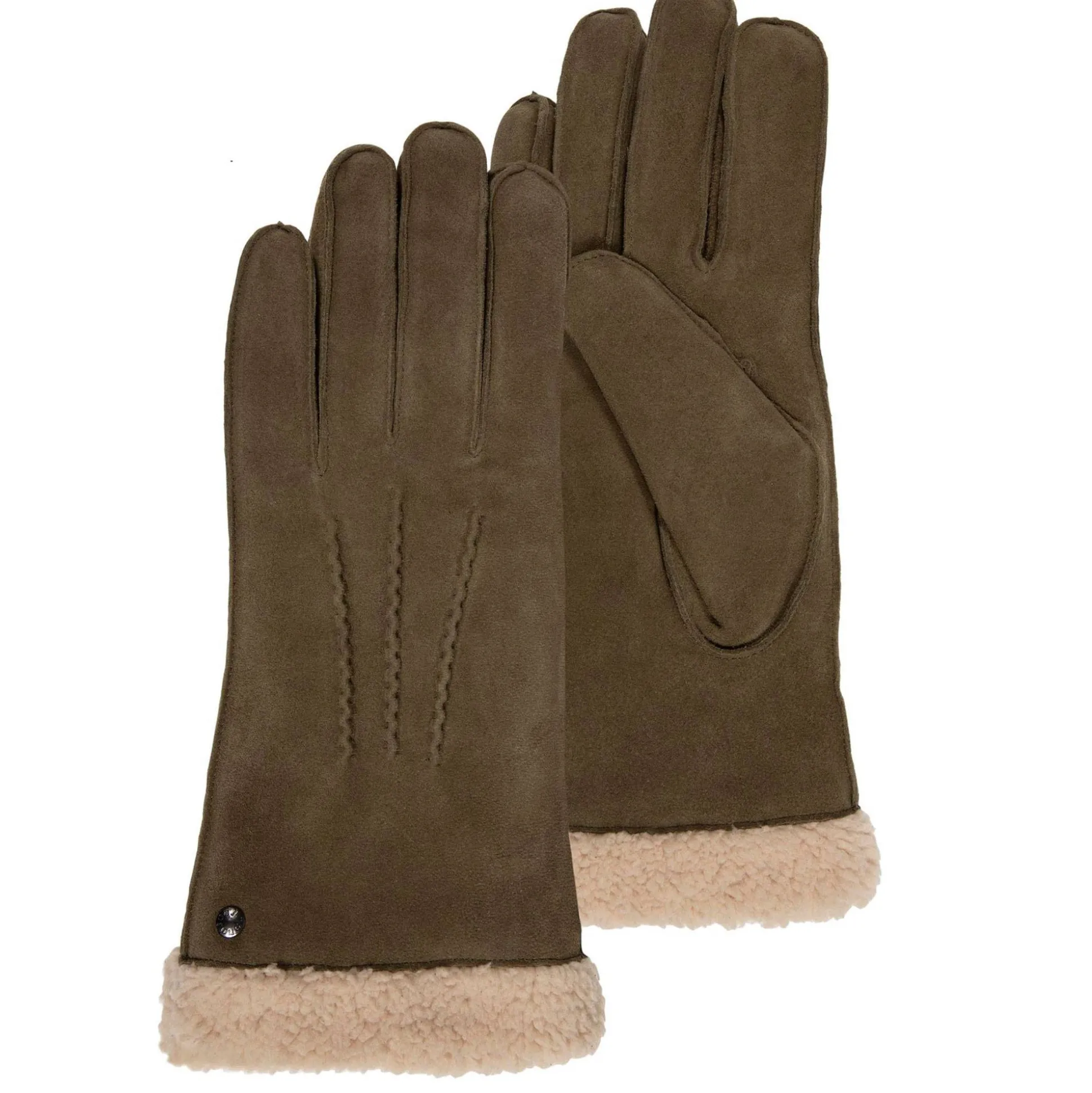 Isotoner Gants femme Ultra Chaud cuir double fausse fourrure*Femme Gants Femme
