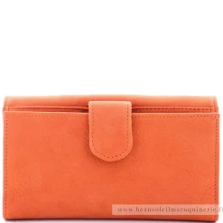 Frandi Grand compagnon a rabat cuir Nubuck*Femme Portefeuilles Femme