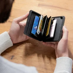 Ogon Grand porte-cartes Smart Case Large aluminium*Homme Porte-Cartes Homme
