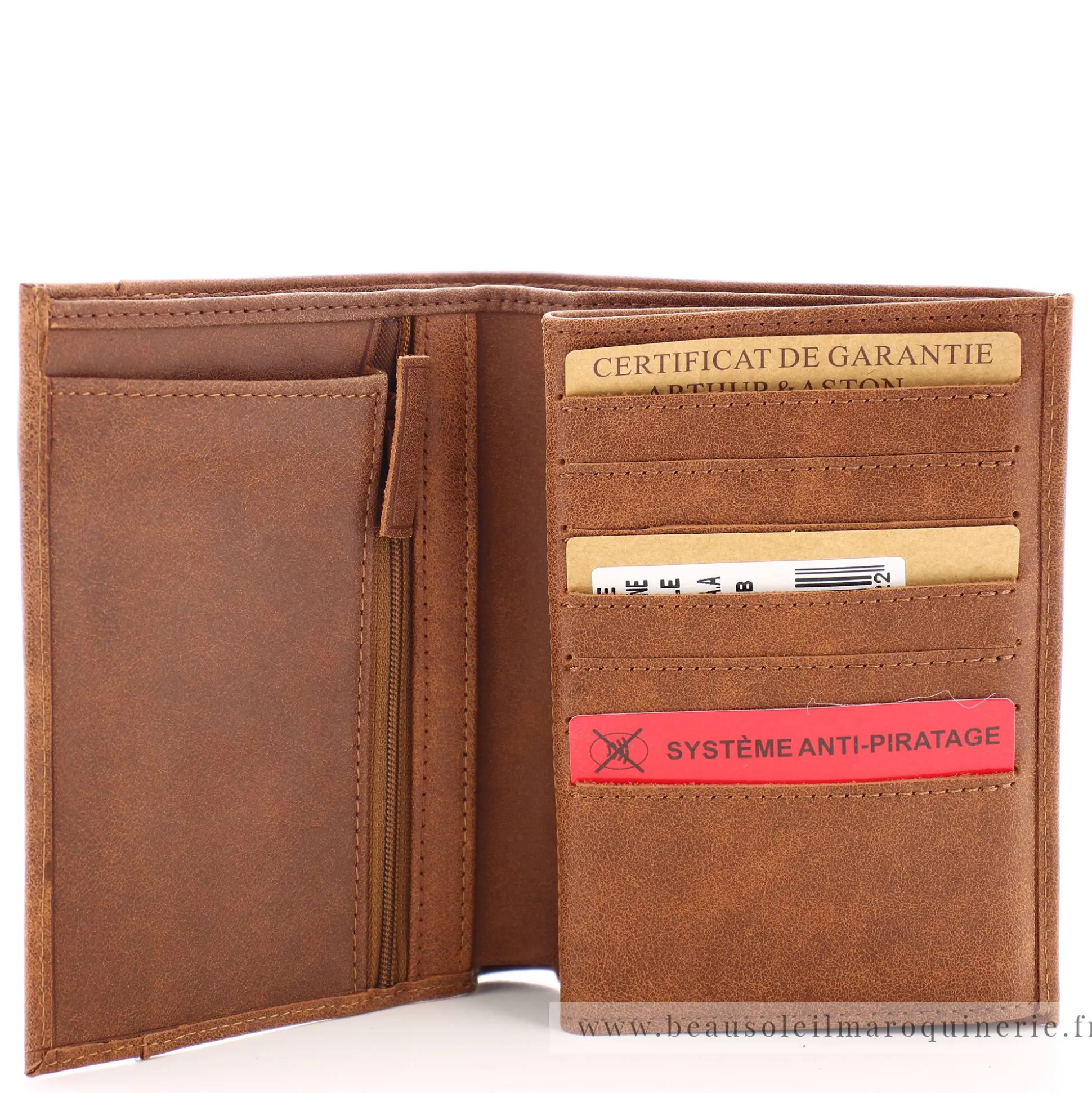 Arthur Aston Grand portefeuille (3 volets) Diego*Homme Portefeuilles Homme