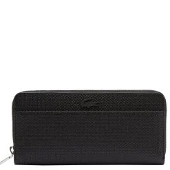 Lacoste Grand portefeuille Chantaco en cuir*Femme Portefeuilles Femme