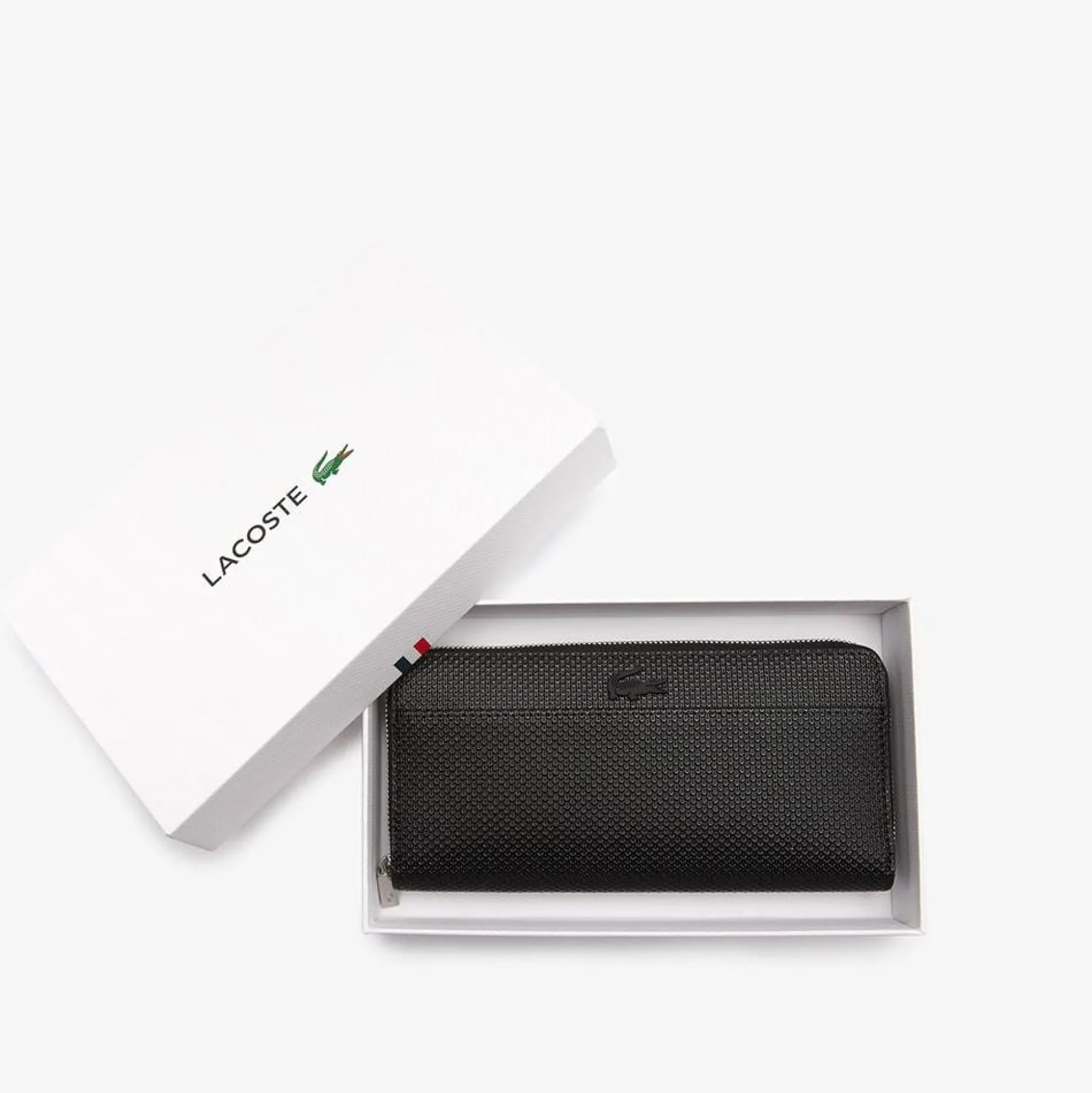 Lacoste Grand portefeuille Chantaco en cuir*Femme Portefeuilles Femme