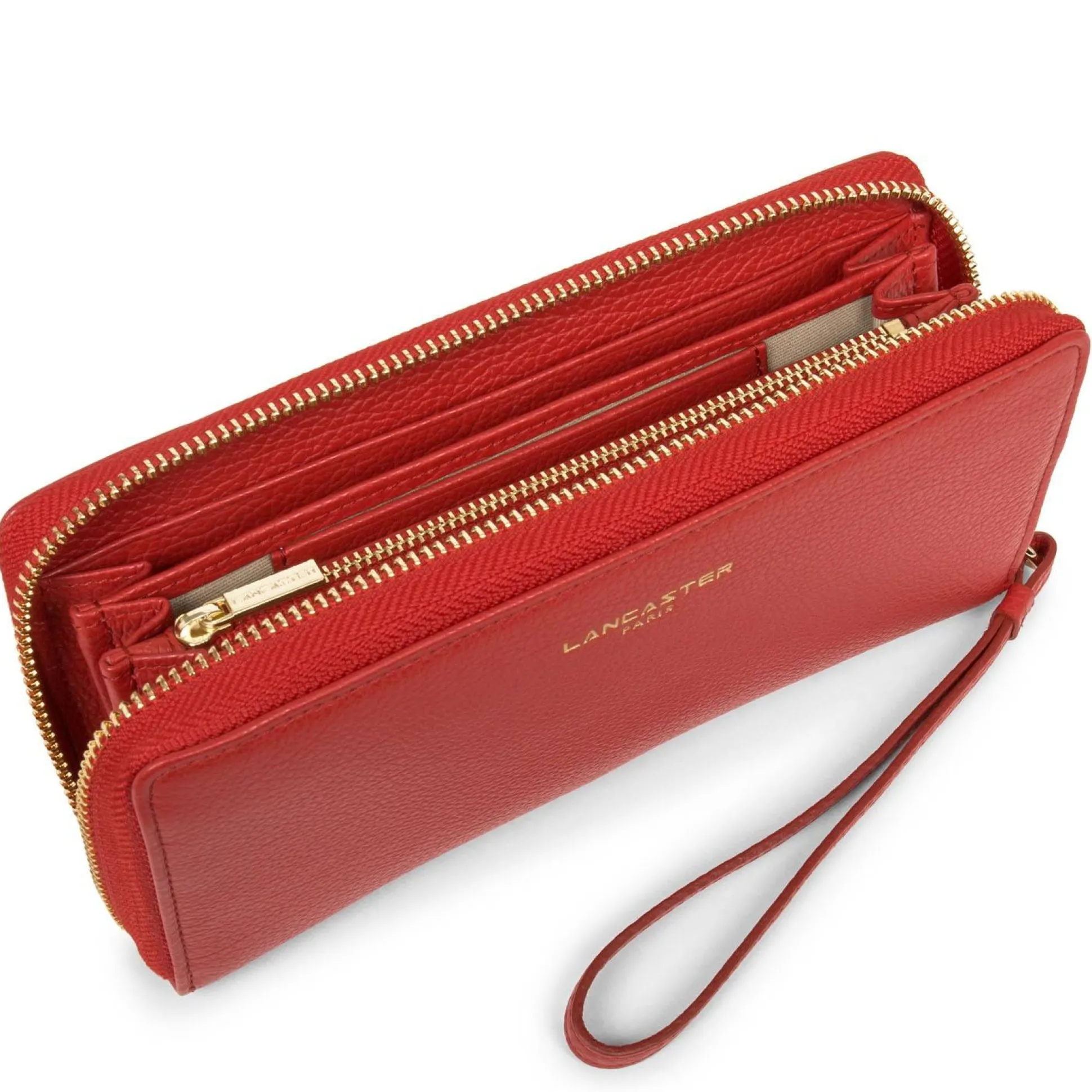 Lancaster Grand portefeuille cuir Dune*Femme Portefeuilles Femme