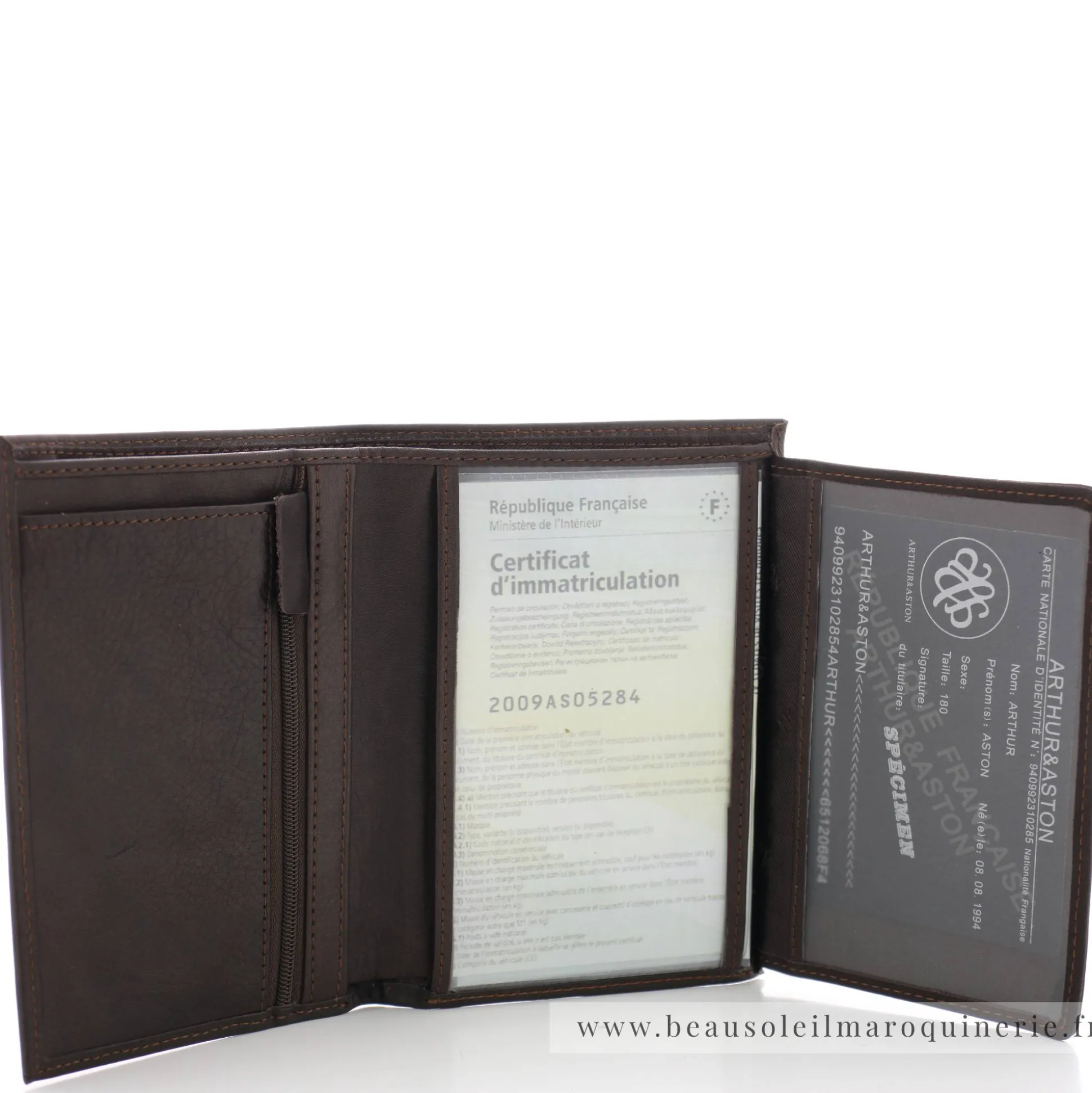 Arthur Aston Grand portefeuille en cuir Pablo*Homme Portefeuilles Homme