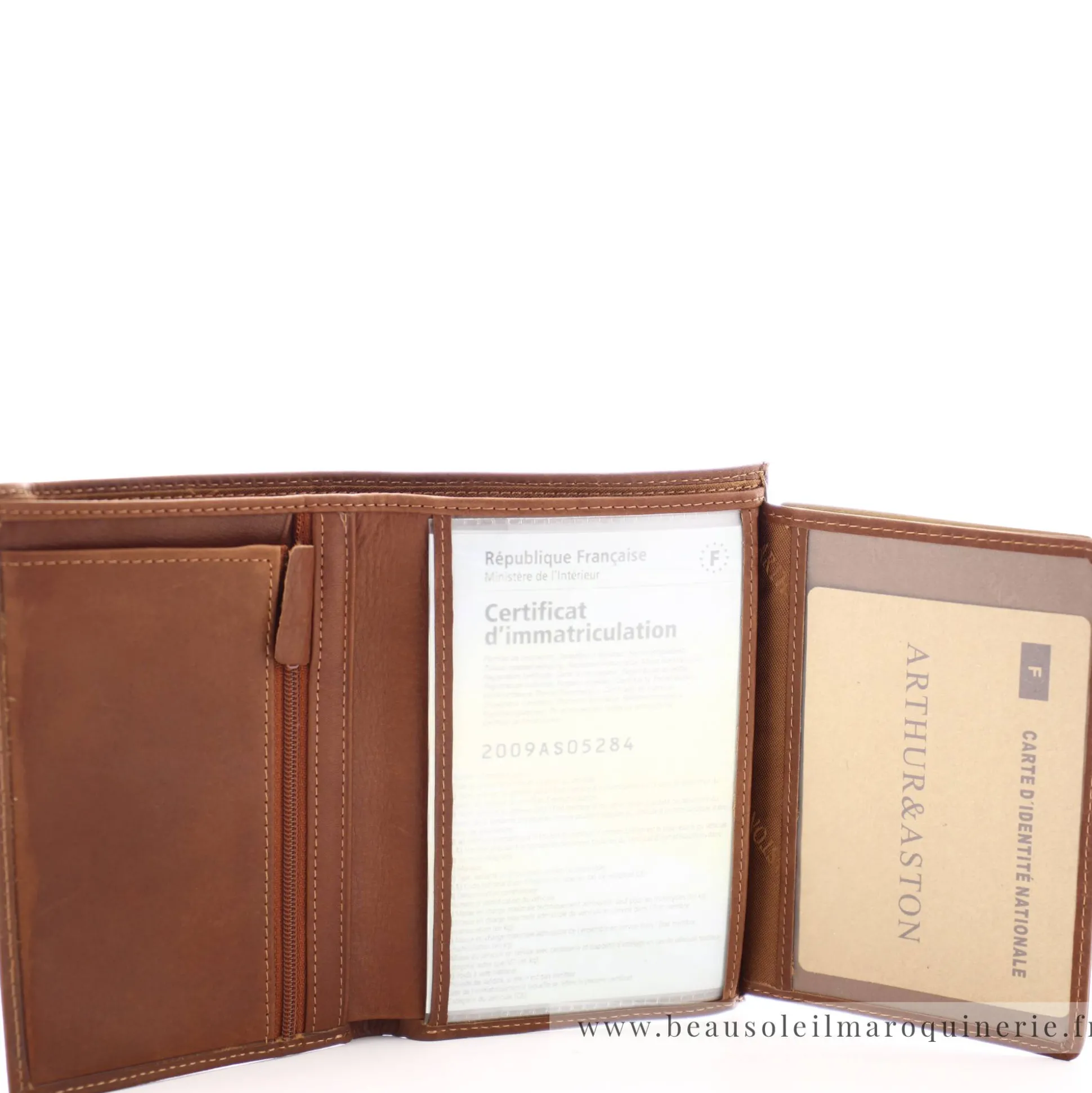 Arthur Aston Grand portefeuille en cuir Pablo*Homme Portefeuilles Homme