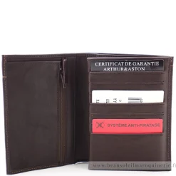 Arthur Aston Grand portefeuille homme en cuir plonge Ennis*Homme Portefeuilles Homme
