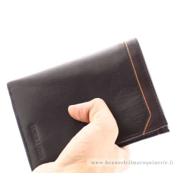 Arthur Aston Grand portefeuille homme en cuir plonge Ennis*Homme Portefeuilles Homme