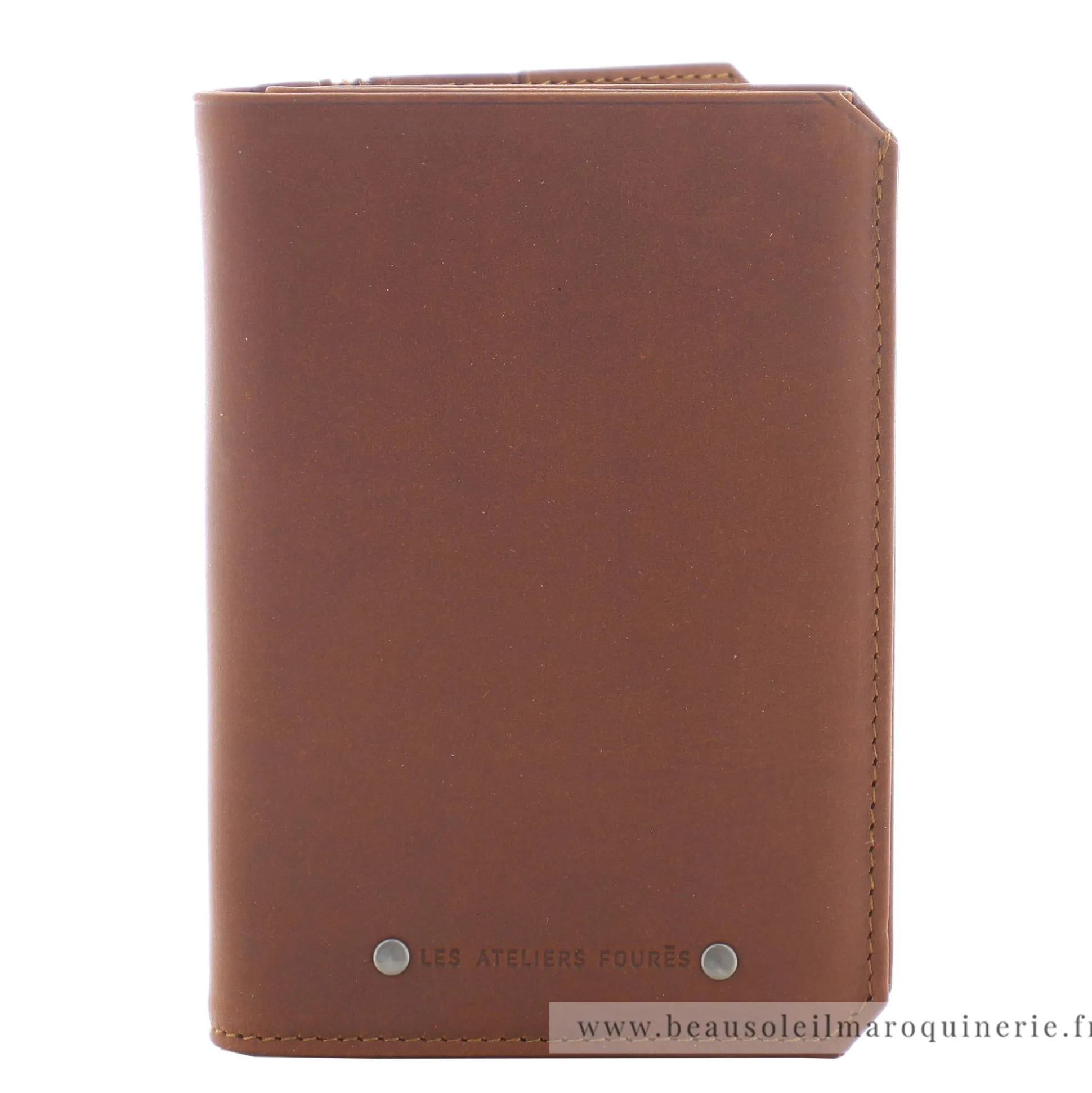 Les Ateliers Foures Grand portefeuille Promethee Baroudeur depliant*Homme Portefeuilles Homme