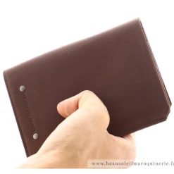 Les Ateliers Foures Grand portefeuille Promethee Baroudeur depliant*Homme Portefeuilles Homme