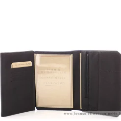 Les Ateliers Foures Grand portefeuille Promethee Baroudeur depliant*Homme Portefeuilles Homme