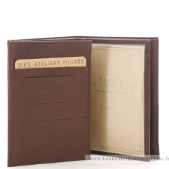 Les Ateliers Foures Grand portefeuille Promethee double rabat Baroudeur*Homme Portefeuilles Homme