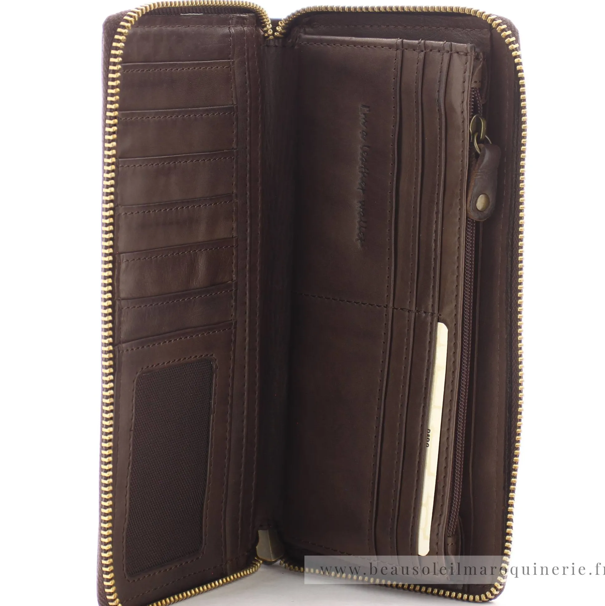 Biba Grand portefeuille zippe Boston*Femme Portefeuilles Femme