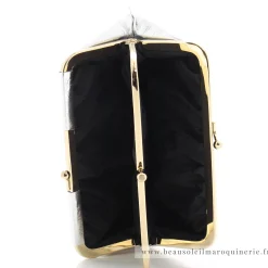 Pourchet Grand porte-monnaie bourse cuir d'agneau*Femme Porte-Monnaie Femme