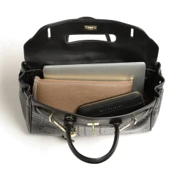 Mac Douglas Grand sac a main facon croco Pyla Meryl S*Femme Sacs À Main