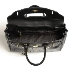 Mac Douglas Grand sac a main facon croco Pyla Meryl S*Femme Sacs À Main