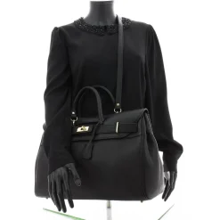 Mac Douglas Grand sac a main Pyla Romy cuir graine S*Femme Sacs À Main