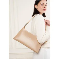 Lancaster Grand sac baguette zippe Suave Ace*Femme Sacs Porté Épaule