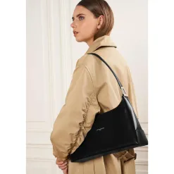 Lancaster Grand sac baguette zippe Suave Ace*Femme Sacs Porté Épaule