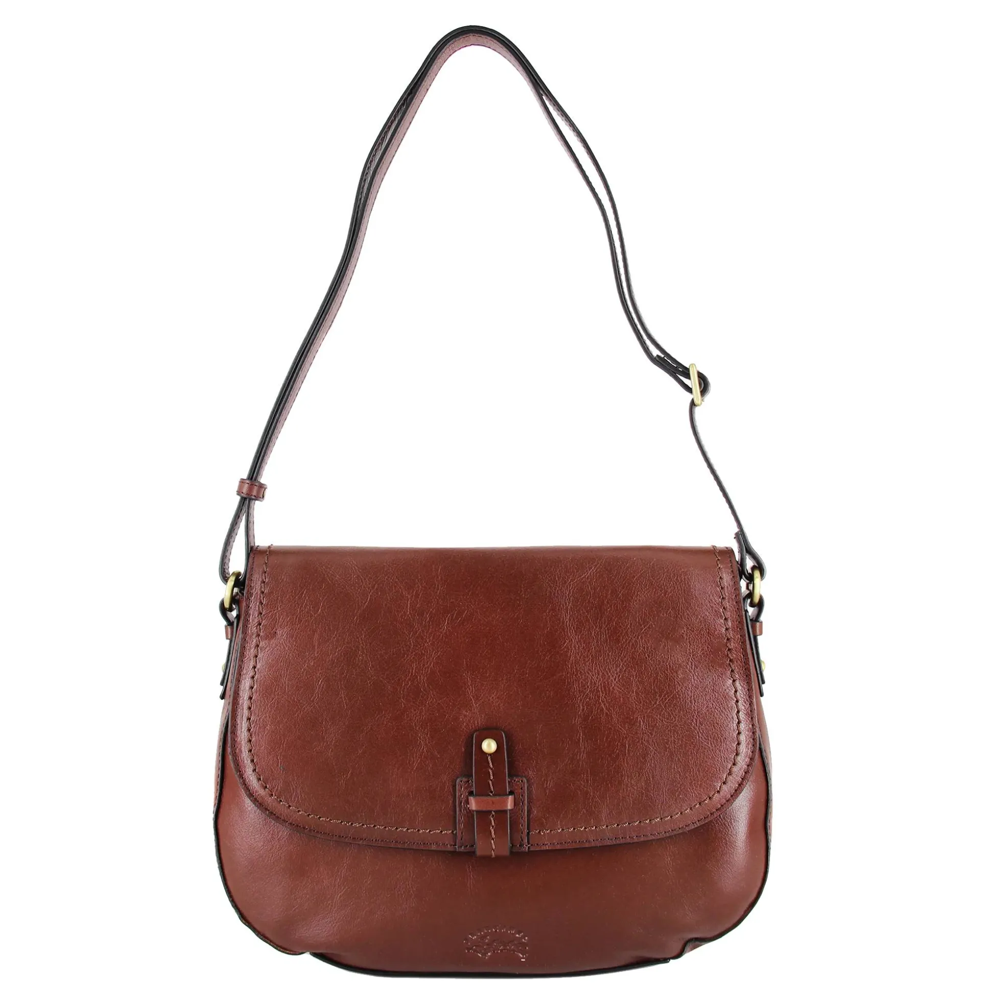 Francinel Grand sac bandouliere a rabat Tilleul en cuir*Femme Sacs Bandoulière