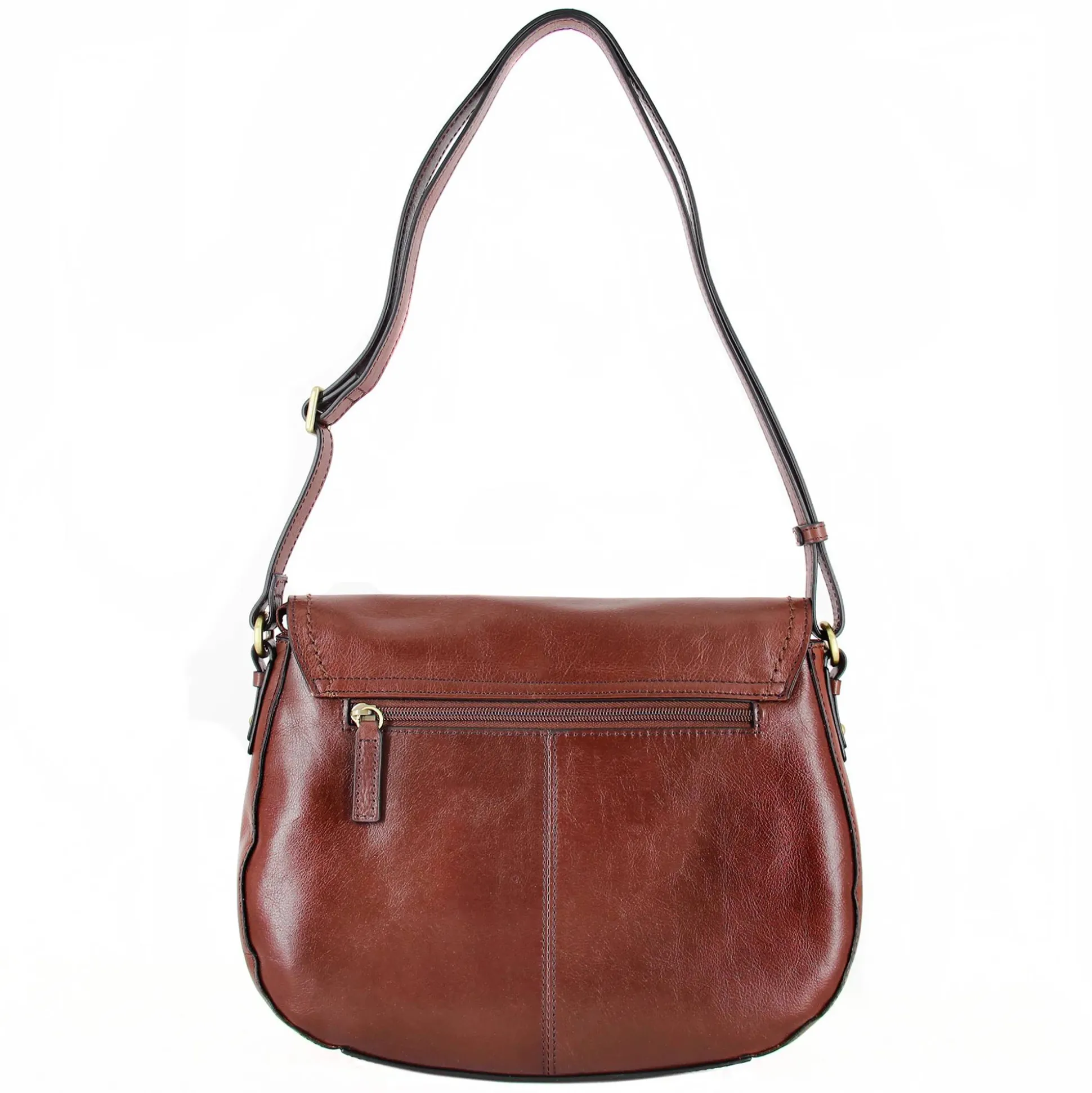Francinel Grand sac bandouliere a rabat Tilleul en cuir*Femme Sacs Bandoulière