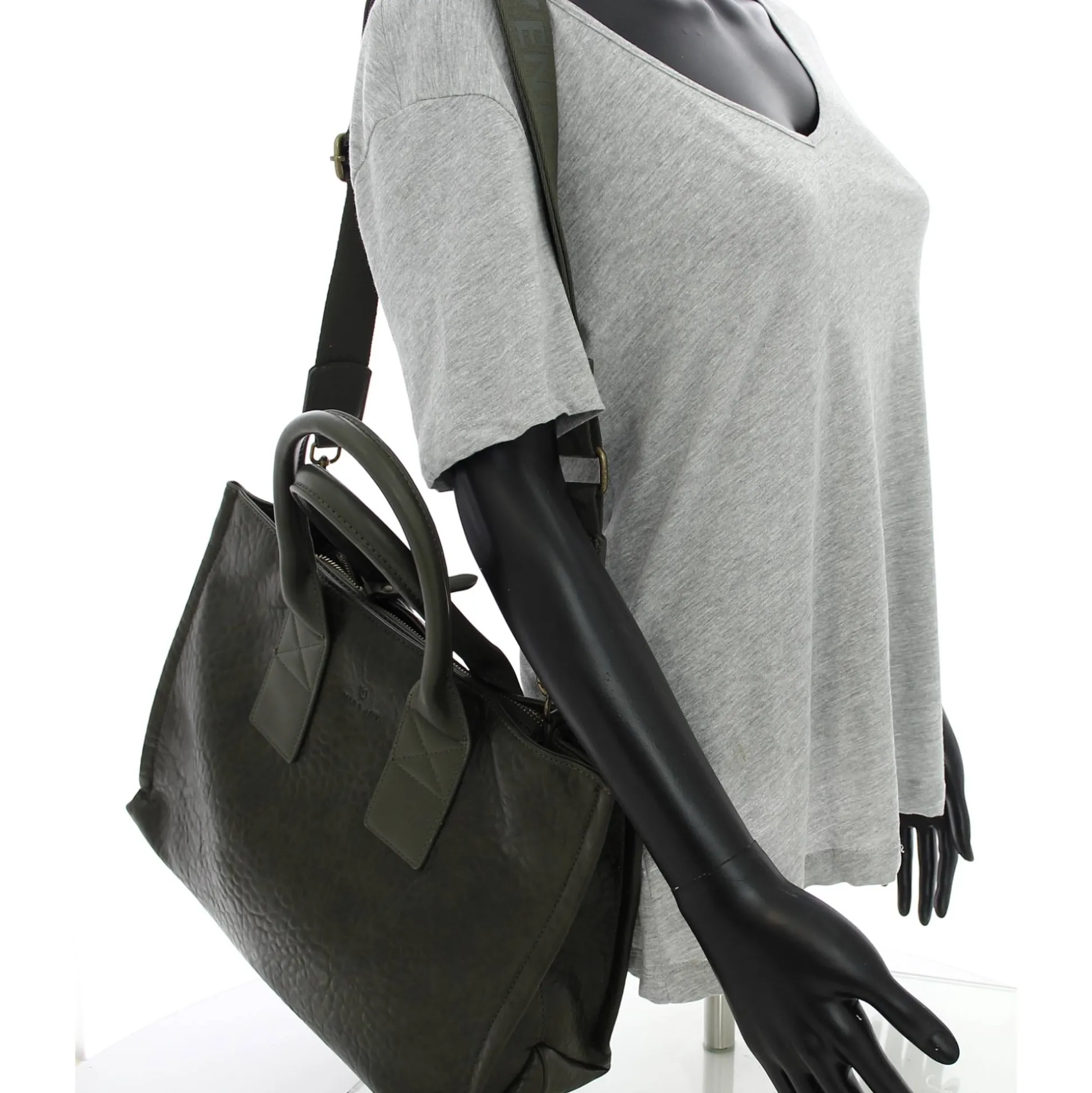 Mia & Joy Grand sac cabas porte main Vicky graine*Femme Sacs À Main