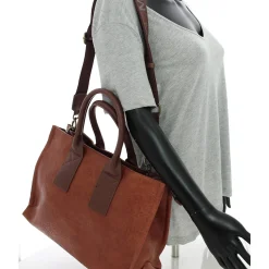 Mia & Joy Grand sac cabas porte main Vicky graine*Femme Sacs À Main