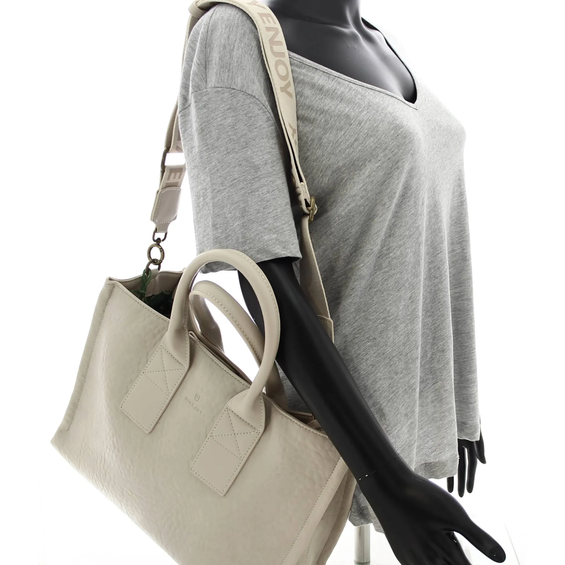 Mia & Joy Grand sac cabas porte main Vicky graine*Femme Sacs À Main