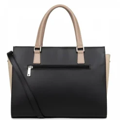Lancaster Grand sac trapeze cuir lisse Smooth Made in France*Femme Sacs À Main