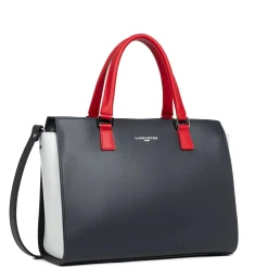 Lancaster Grand sac trapeze cuir lisse Smooth Made in France*Femme Sacs À Main