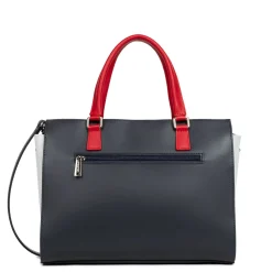 Lancaster Grand sac trapeze cuir lisse Smooth Made in France*Femme Sacs À Main