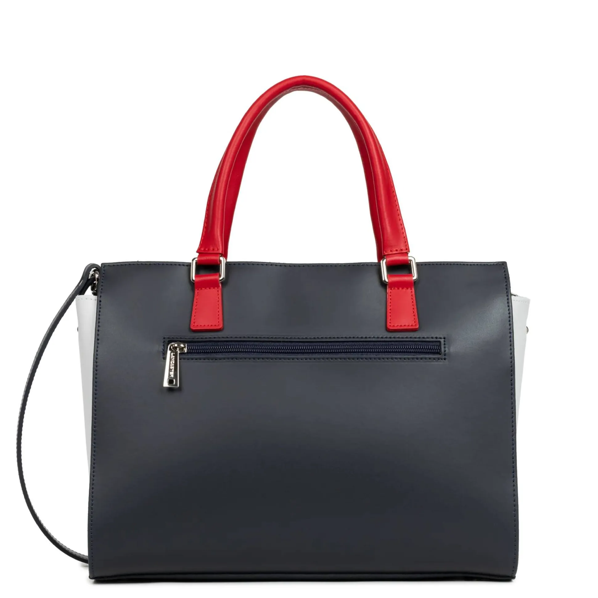 Lancaster Grand sac trapeze cuir lisse Smooth Made in France*Femme Sacs À Main