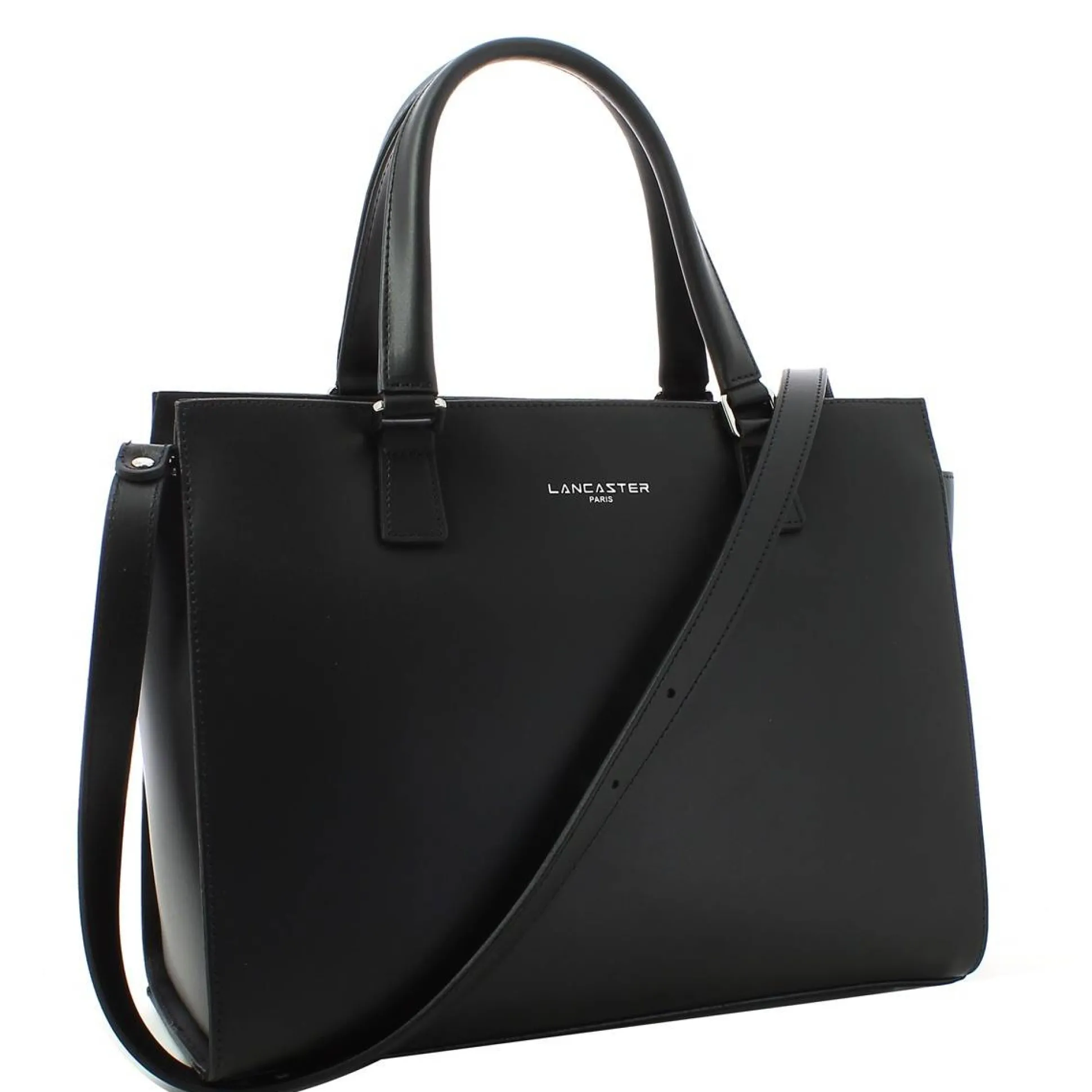 Lancaster Grand sac trapeze cuir lisse Smooth Made in France*Femme Sacs À Main