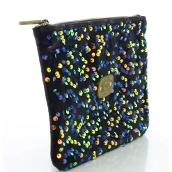 Mila Louise Grande pochette zippee a sequins SC7*Femme Pochettes