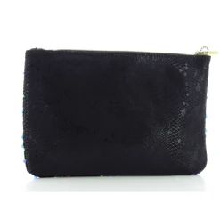 Mila Louise Grande pochette zippee a sequins SC7*Femme Pochettes