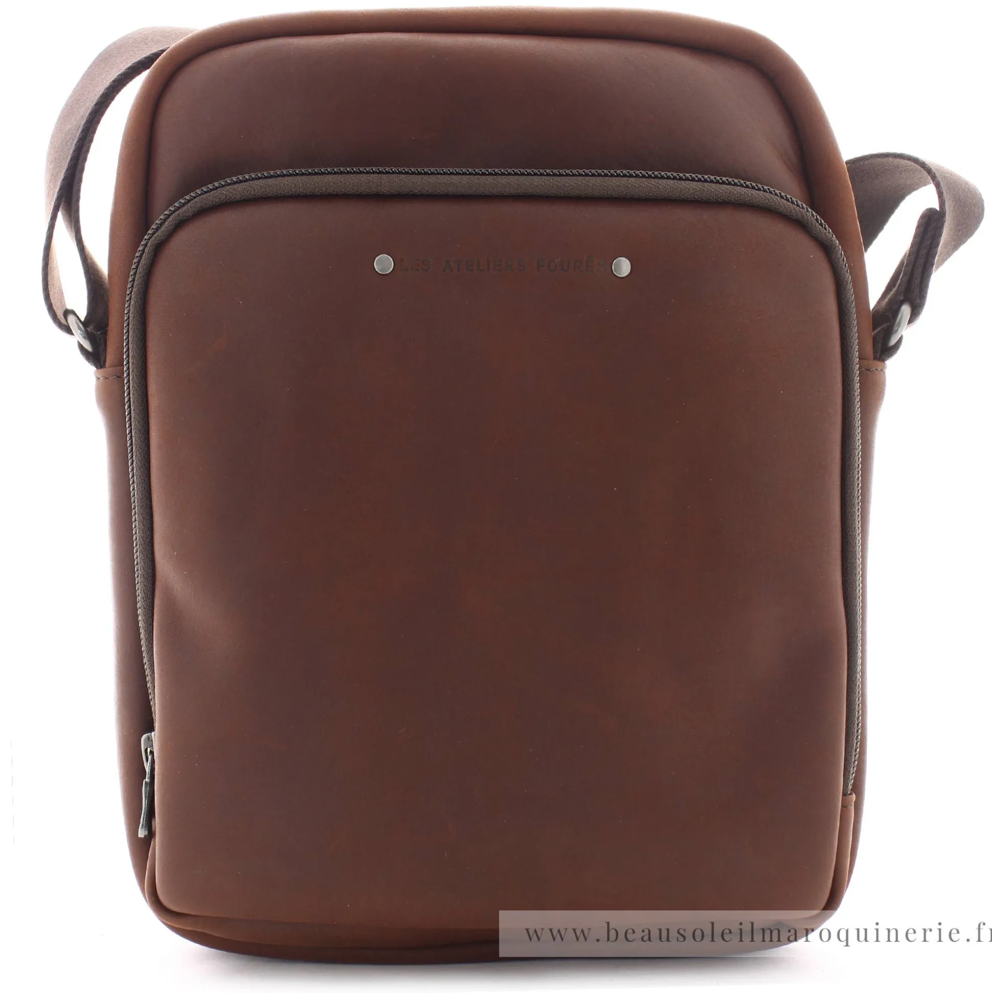 Les Ateliers Foures Grande sacoche Pelops Baroudeur en cuir*Homme Sacoches Homme