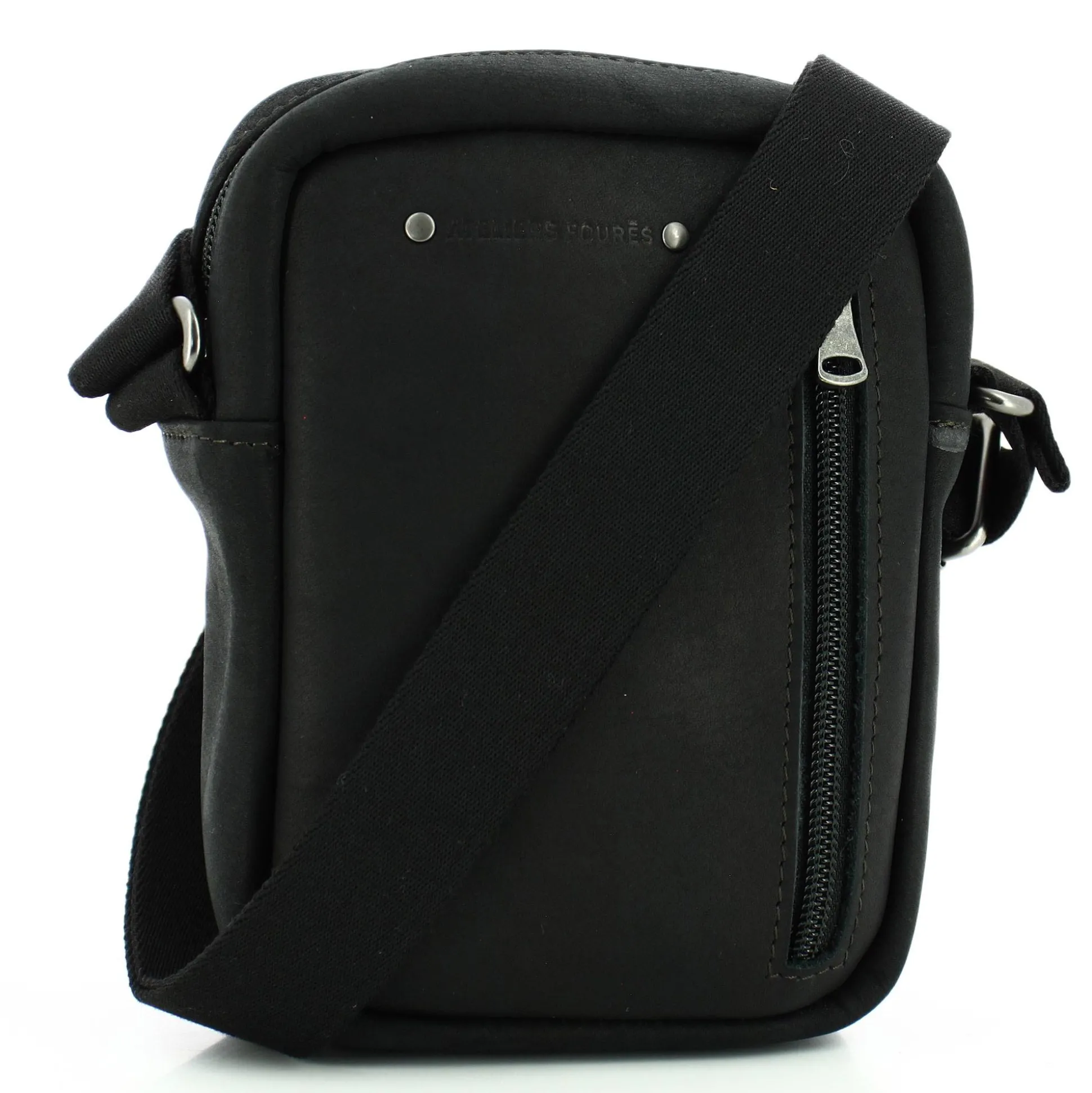 Les Ateliers Foures Mini pochette Ceos Baroudeur en cuir*Homme Petites Sacoches Homme