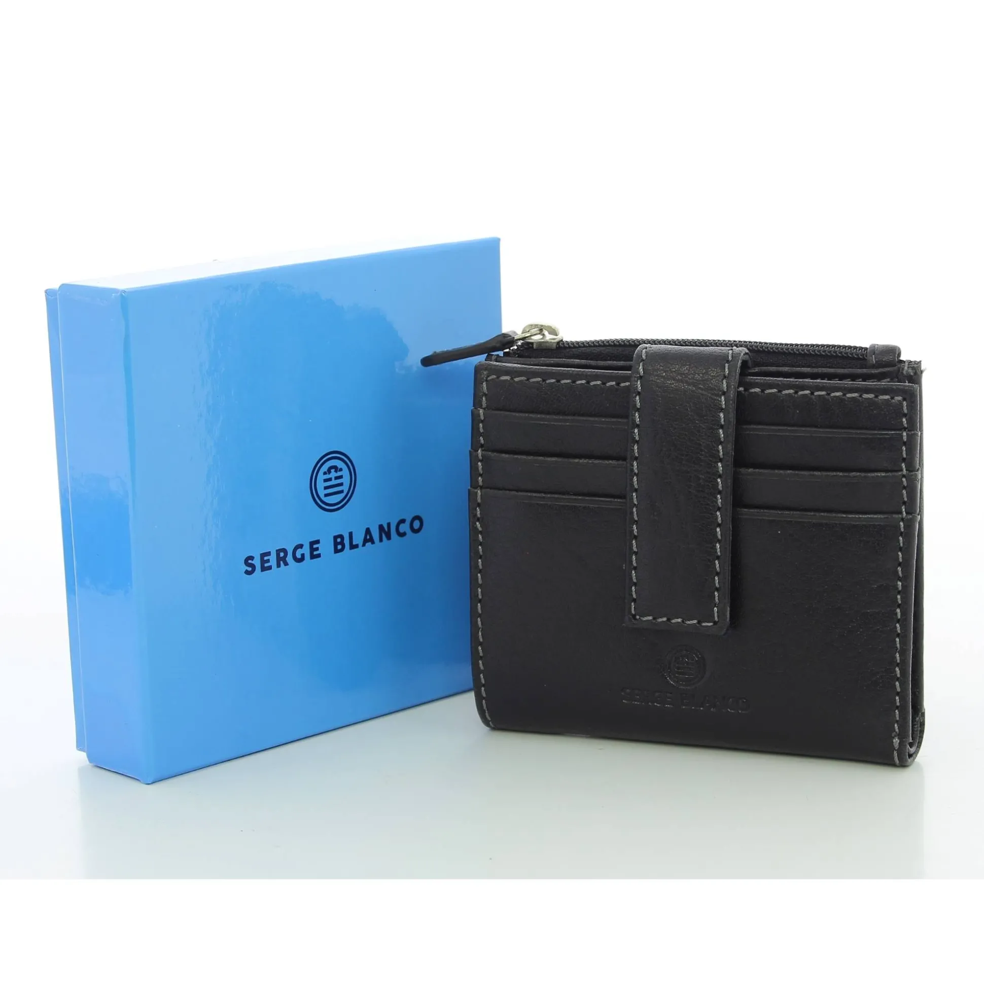 Serge Blanco Mini porte-cartes Marfa a bouton pression*Femme/Homme Porte-Cartes Homme|Porte-Cartes Femme