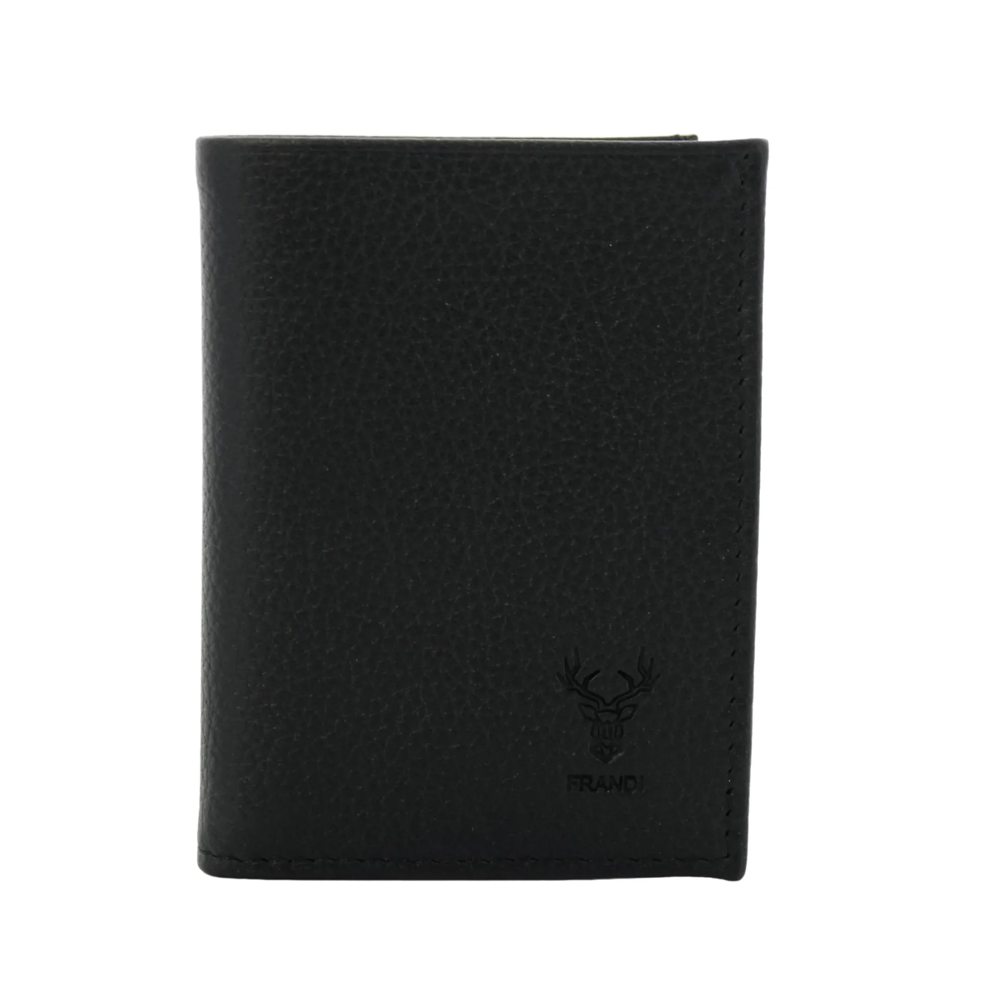 Frandi Mini portefeuille en cuir de vachette graine*Homme Portefeuilles Homme