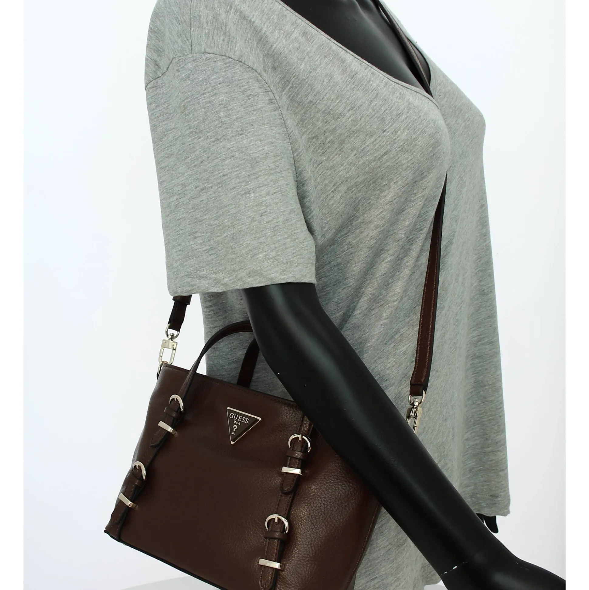 Guess Mini sac a main Levia effet graine*Femme Sacs À Main
